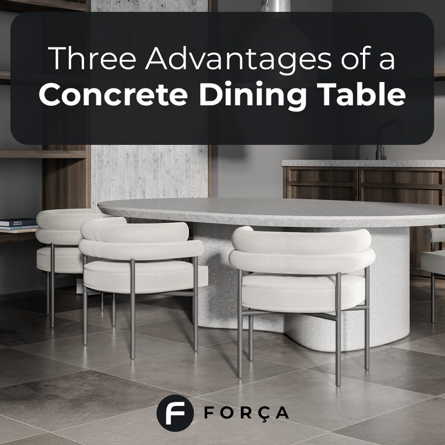 Three Advantages of a Concrete Dining Table