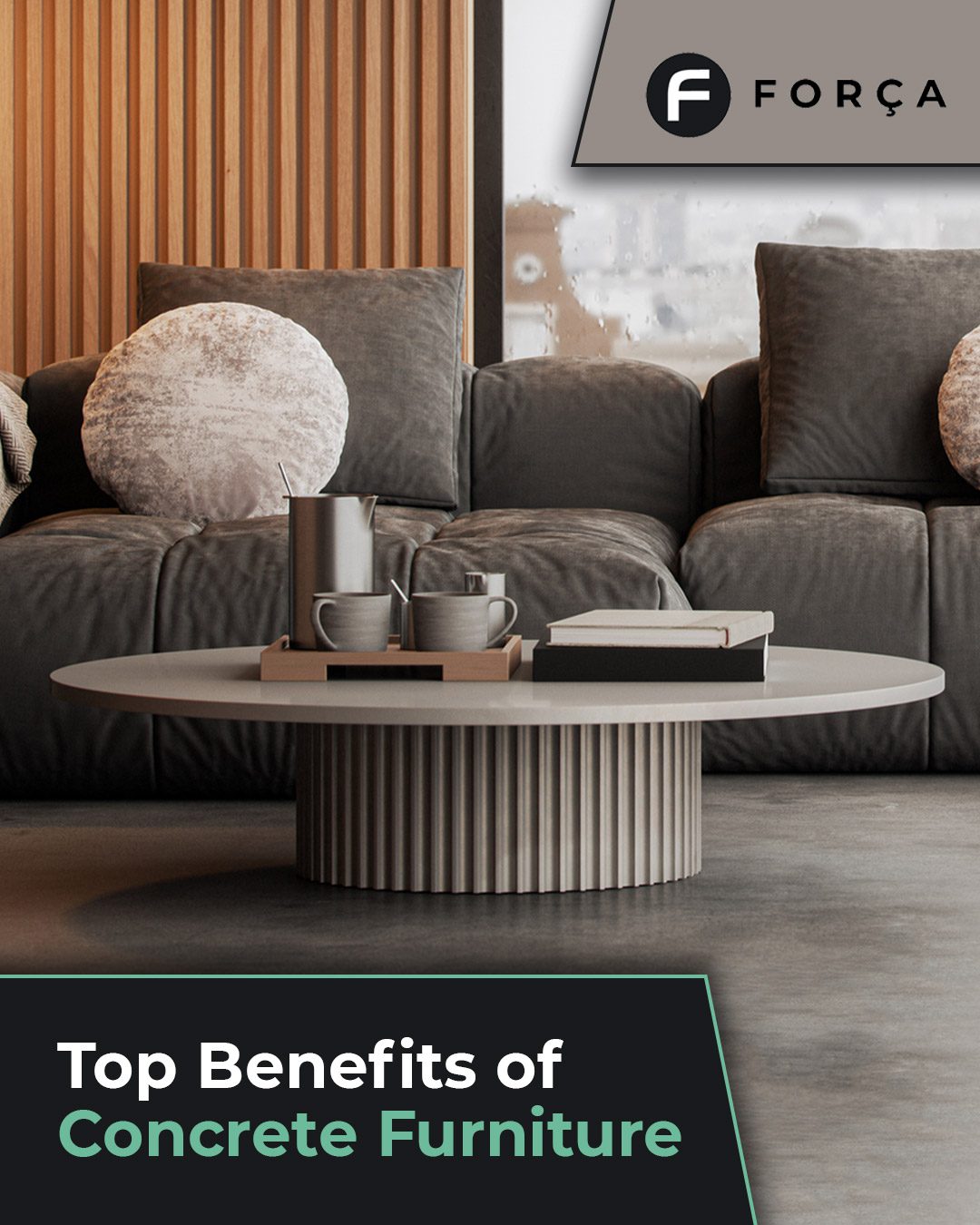 Top Benefits of Concrete Furniture