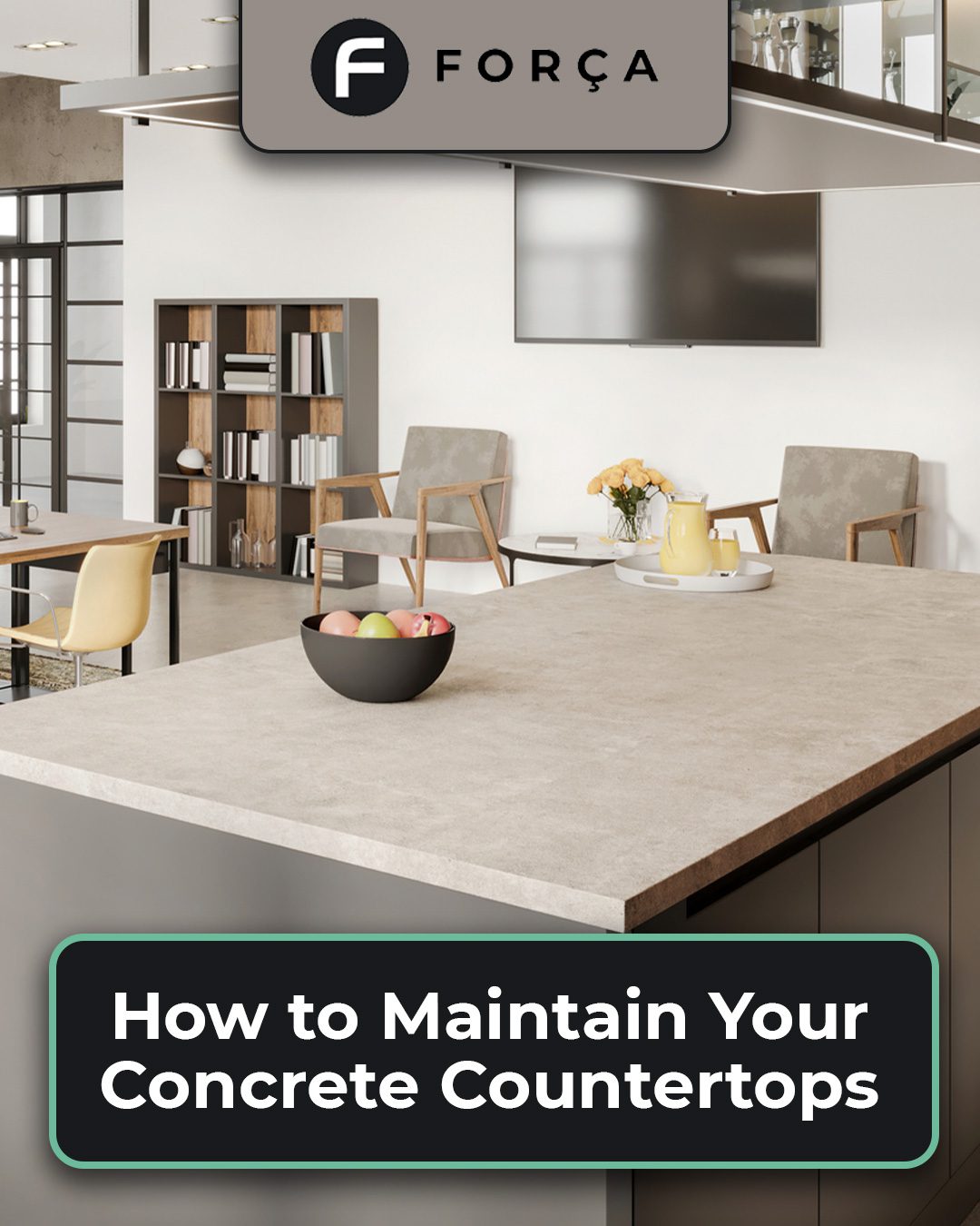 How to Maintain Your Concrete Countertops