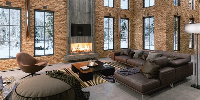 Concrete Fireplaces in Collingwood, Ontario