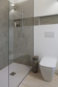 Microcement Over Tile in Collingwood, Ontario