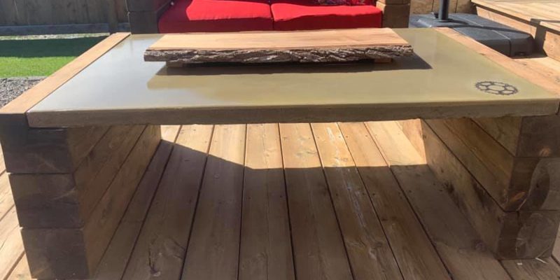 Concrete Patio Furniture in Collingwood, Ontario