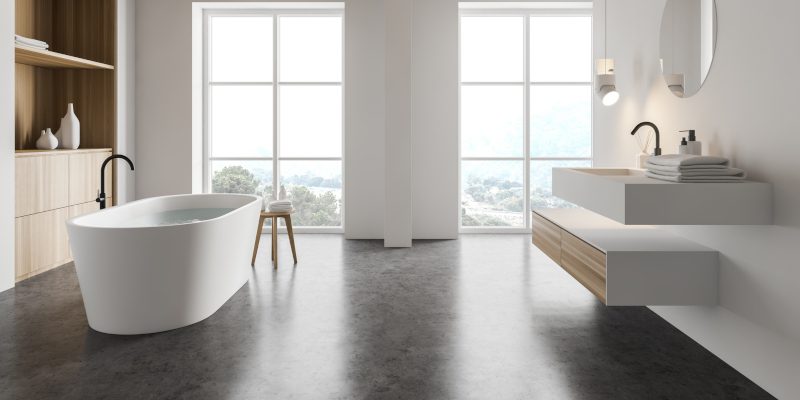 Microtopping Bathroom in Collingwood, Ontario